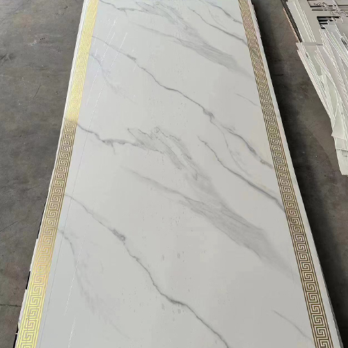 Gilded Pvc Marble Sheet