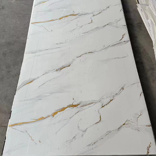 Gilded Pvc Marble Sheet