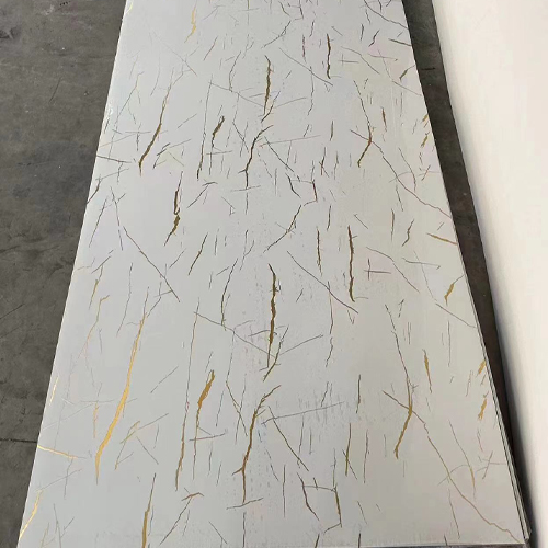 Gilded Pvc Marble Sheet